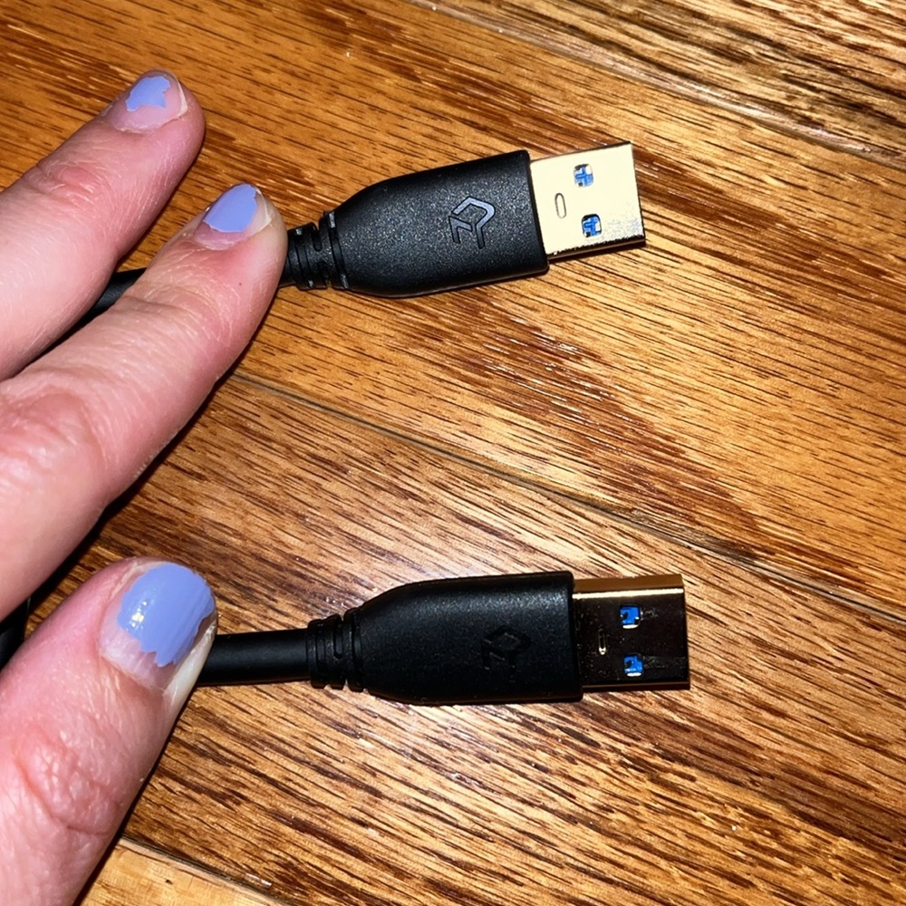 Rankie USB 3.0 Cable, Type A to Type A, 1-Pack 15ft—Usb 3.0, Usb 2.0 - Picture 3 of 3